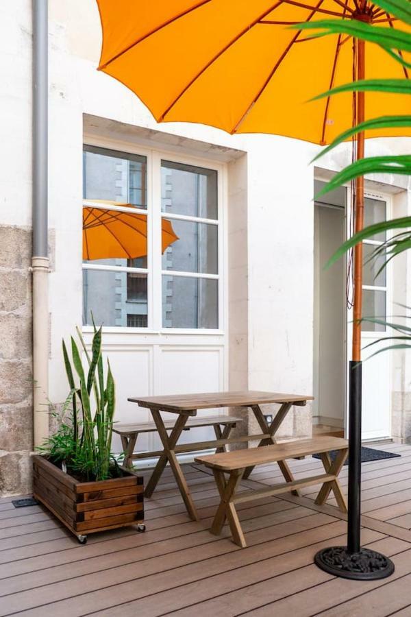 Hypercentre Appart 2 A 4 Pers, Calme & Cosy Avec Terrasse Privee Nantes Exterior photo